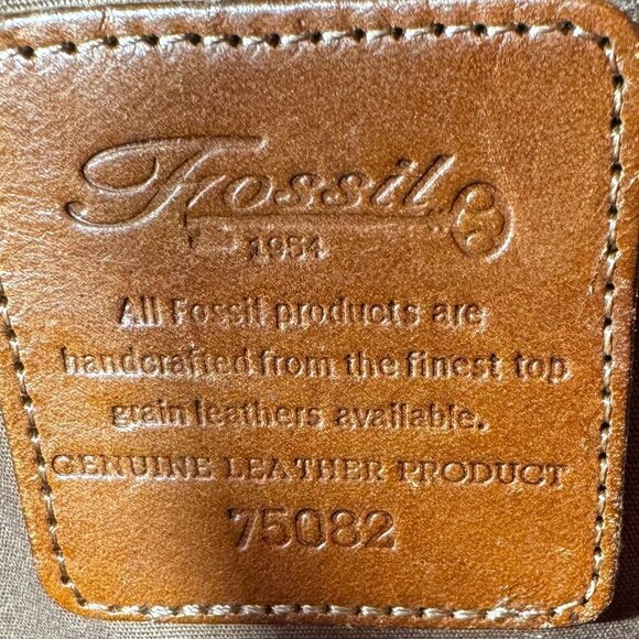 VINTAGE FOSSIL1954 ZB9813 BARREL BAG - Serial Number 75082 - Picture 10 of 11